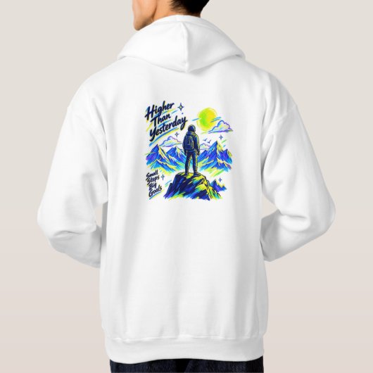 Higher Than Yesterday Mountain Hoodie (Rückseite)
