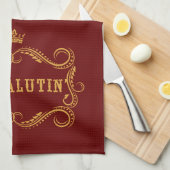 Highfalutin - Funny Country Slang Geschirrtuch (Viertel Falte)