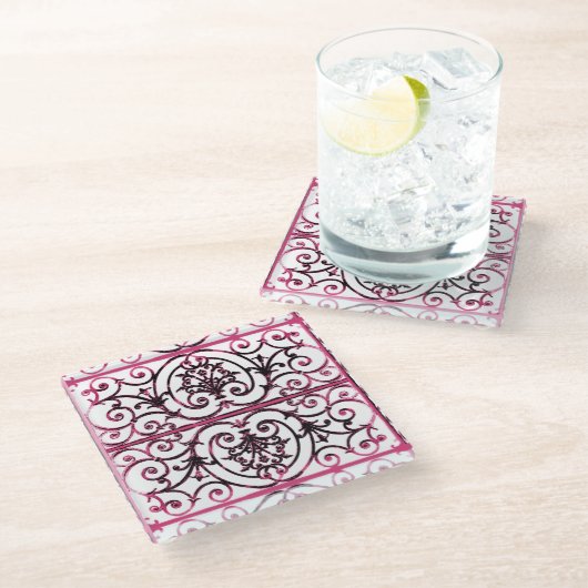 Highgate Iron Glasuntersetzer (Schrägansicht)