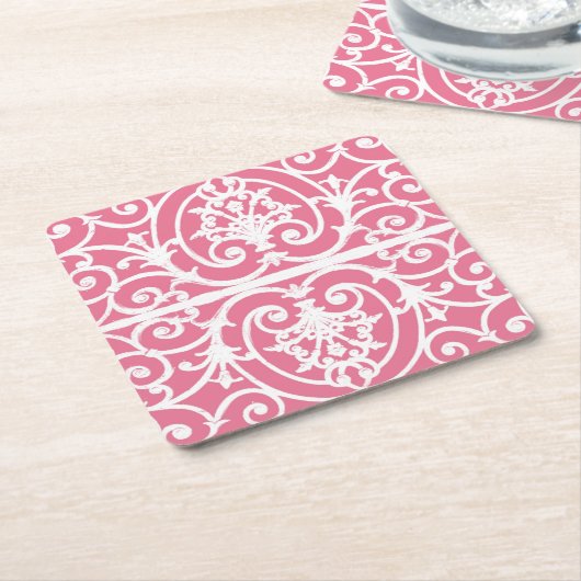 Highgate Iron Rechteckiger Pappuntersetzer (angewinkelt)