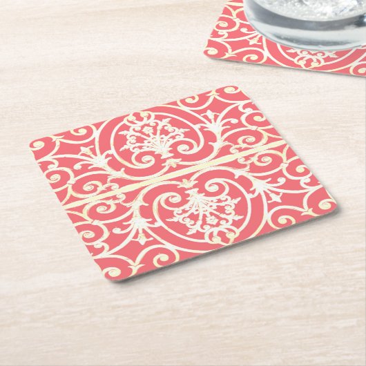 Highgate Iron Rechteckiger Pappuntersetzer (angewinkelt)