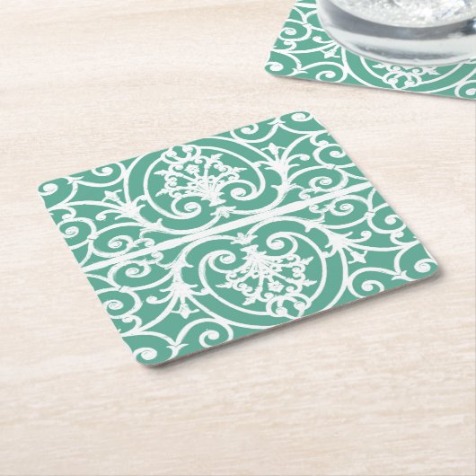 Highgate Iron Rechteckiger Pappuntersetzer (angewinkelt)