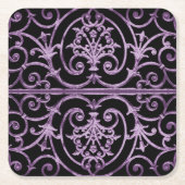 Highgate Iron Rechteckiger Pappuntersetzer (Vorderseite)