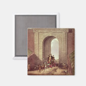 Highgate Tunnel, eingraviert von George Hunt, c.18 Magnet (Vorderseite/Rückseite)