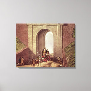Highgate Tunnel, graviert durch George-Jagd, Leinwanddruck
