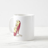 Highheel Küken-Tasse Kaffeetasse (Vorderseite Links)