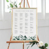 Highland | Alphabetische Hochzeitstabelle Poster