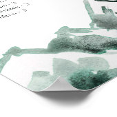 Highland | Alphabetische Hochzeitstabelle Poster (Ecke)