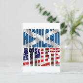 Highland Athlete Postkarte (Stehend Vorderseite)