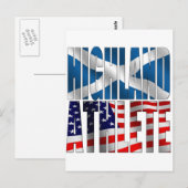 Highland Athlete Postkarte (Vorne/Hinten)