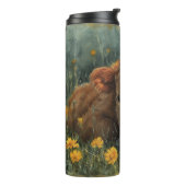 Highland-Baby-Kuh Thermosbecher (Nach links gedreht)
