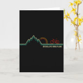 Highland Bike Park New Hampshire Mountain Biking Karte (Gelbe Blume)