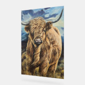 Highland Bull Acrylschild (Winkel)