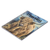 Highland Bull Backpack Notizblock (Linke Seite)
