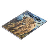 Highland Bull Notizblock (Linke Seite)