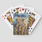 Highland Bull Spielkarten (Rückseite)