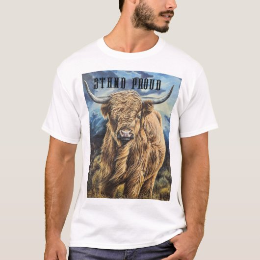 Highland Bull T-Shirt (Vorderseite)