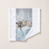 Highland Calve Bubble Bath Matching Dusche Vorhang Badhandtuch Set (Waschlappen)