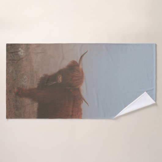 HIGHLAND CATTLE COW BADEHANDTUCH (Badehandtuch)