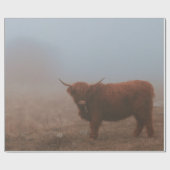 HIGHLAND CATTLE COW GESCHENKPAPIER (Flach)