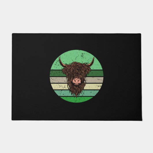 Highland Cattle Fußmatte (Vorderseite)