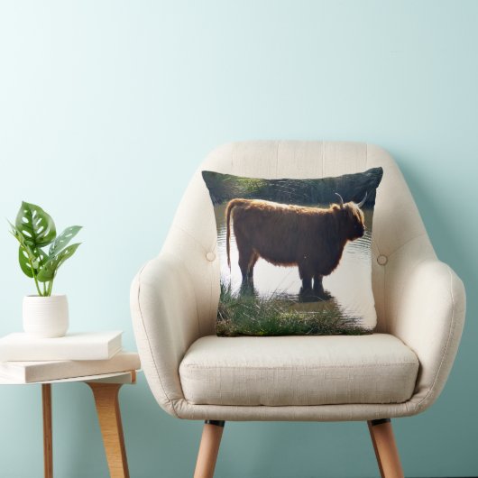 Highland Cattle Kissen (Stuhl )