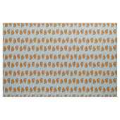 Highland Cattle on Pale Blue Polka Dots Gemustert Stoff (Fat Quarter (45,7 x 55,9 cm))