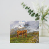 Highland Cattle | Rosa Bonheur Postkarte (Stehend Vorderseite)