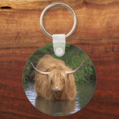 Highland Cattle Schlüsselanhänger (Vorderseite)