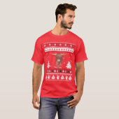 Highland Cattle Ugly Christmas T-Shirt (Vorne ganz)
