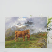 Highland Cattle (von Rosa Bonheur) Karte (Stehend Vorderseite)