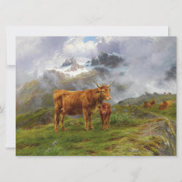 Highland Cattle (von Rosa Bonheur) Karte