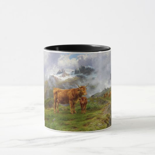 Highland Cattle (von Rosa Bonheur) Tasse (Zentrum)
