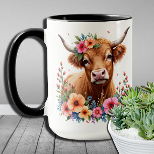 Highland Charm Designs Niedliche schottische Highl Tasse