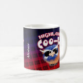 Highland Coo-i Kaffeetasse (VorderseiteRechts)