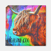 Highland Coo Magnet (Vorne)