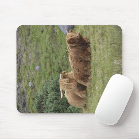Highland Coo mousepad (Mit Mouse)