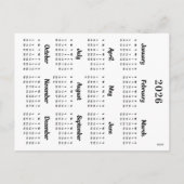 Highland Cow 2025 Calendar Red Truck Weihnachten (Rückseite)