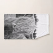 Highland Cow #6 #wall #art Badhandtuch Set (Handtuch)