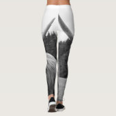Highland Cow #6 #wall #art Leggings (Rückseite)