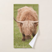 Highland Cow #8 #wall #art Badhandtuch Set (Handtuch)