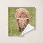 Highland Cow #8 #wall #art Badhandtuch Set (Waschlappen)