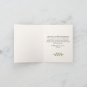 Highland Cow Baby Dusche Danke Karte (Innenseite)