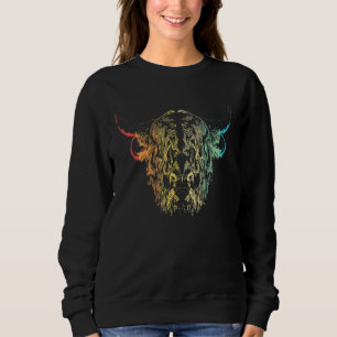 Highland Cow Bauer Cattle Sweatshirt