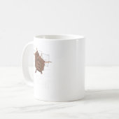 Highland Cow Bauer Offiziell Sleepshirt. Perfect d Kaffeetasse (Vorderseite Links)