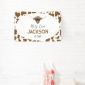 Highland Cow Birthday Banner (InSitu)