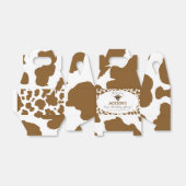 Highland Cow Birthday Favor Box Geschenkschachtel (Ungefaltet)