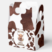 Highland Cow Birthday Geschenkschachtel (Geöffnet)