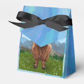 Highland Cow Birthday Party Geschenkschachtel (Vorderseite)