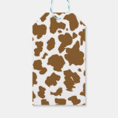 Highland Cow Birthday Vielen Dank Tag Geschenkanhänger (Rückseite)